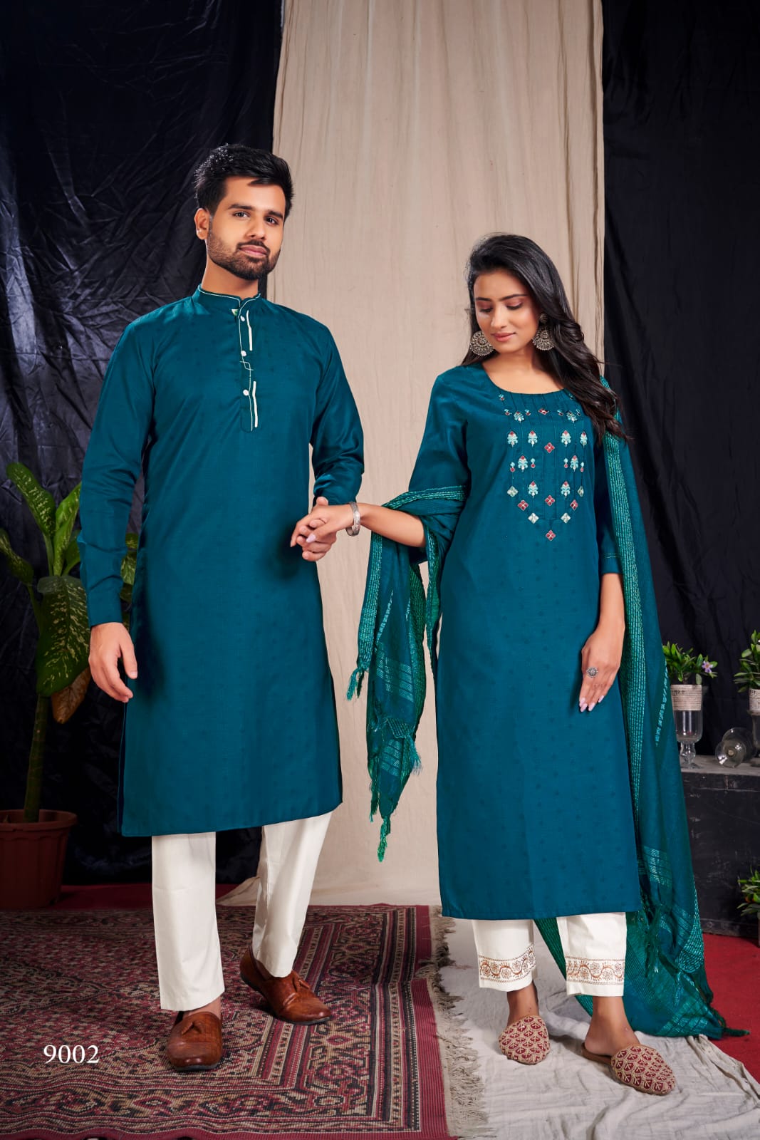 Royal Couple 9 New Stylish Party Wear Designer Couple Kurta Collection